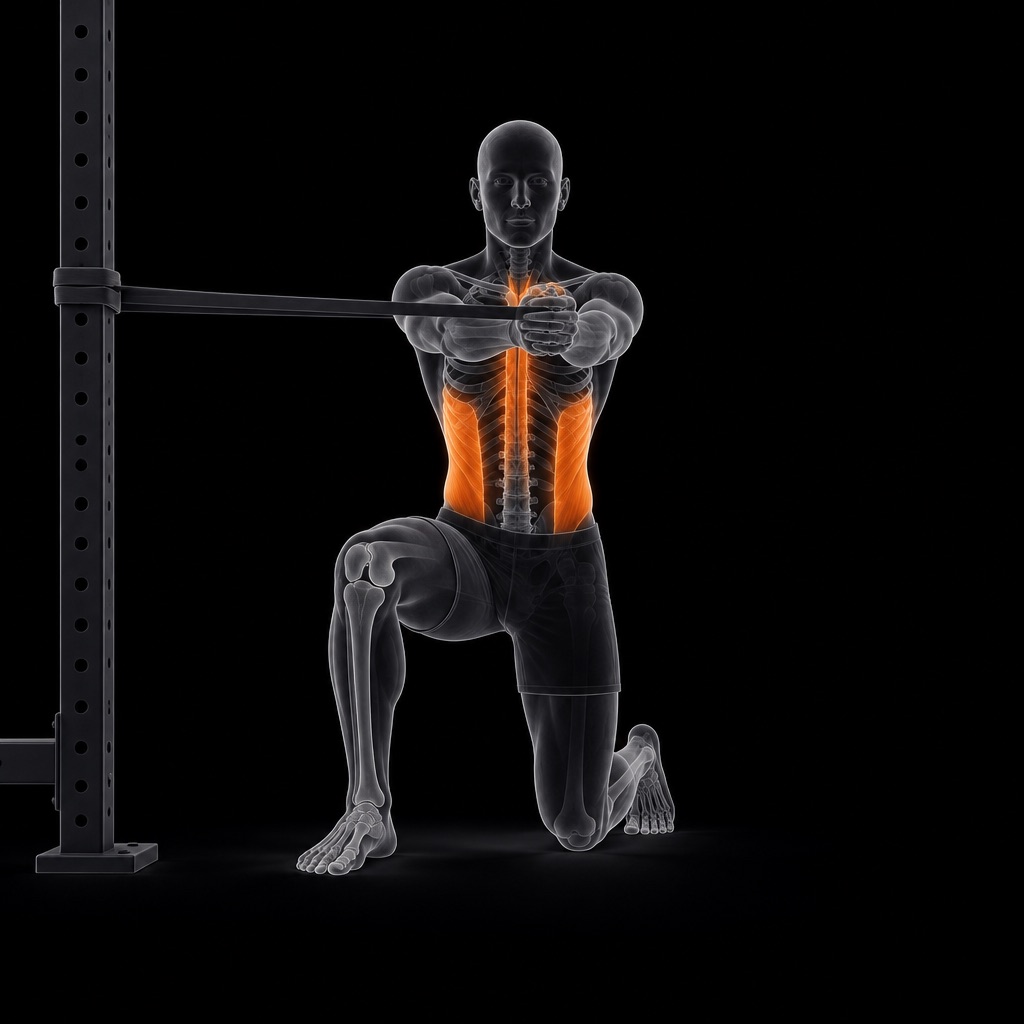 Band Half Kneeling Thoracic Rotation
