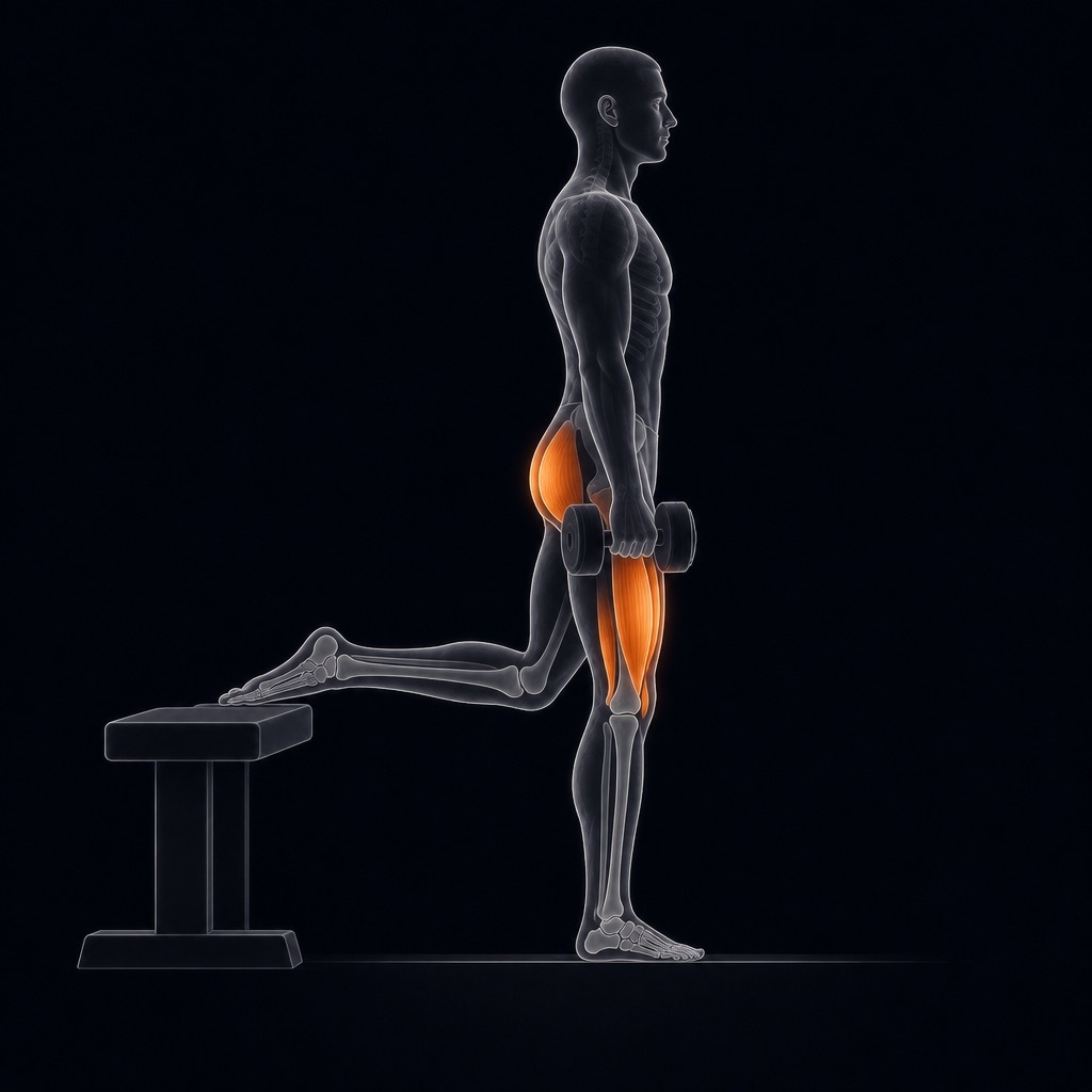 Dumbbell Bulgarian Split Squat